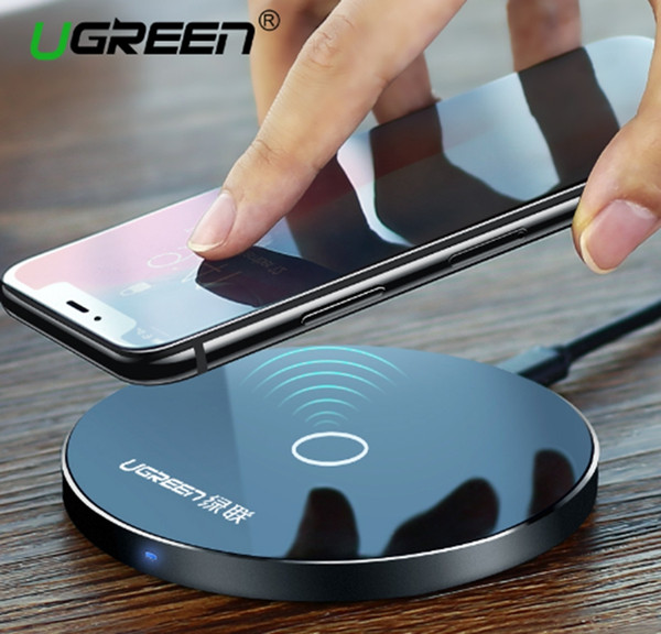 [Qi Wireless Charger 10W],Ugreen Original Wireless Charger Charging Pad for Samsung Galaxy S8 Edge Plus for iphone 8 10 Charging