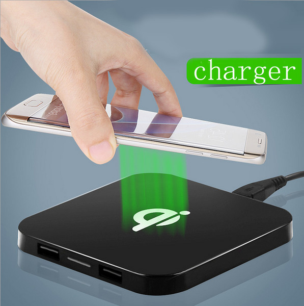 QI standard wireless charger 5s 6plus Sa-ms-ung S4 S6 Q8 wireless charger