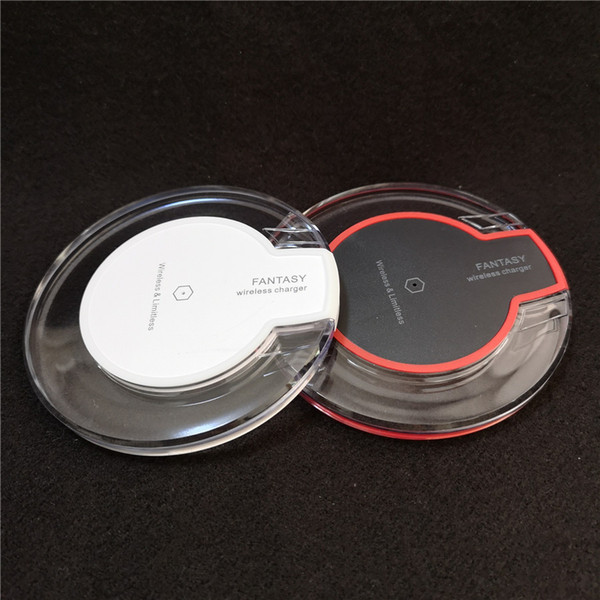 Thin Qi Wireless Charger for iPhone X/XS Max XR 8 Plus Visible Element Wireless Charging pad for Samsung S8 S9 Note 9 5 Receiver