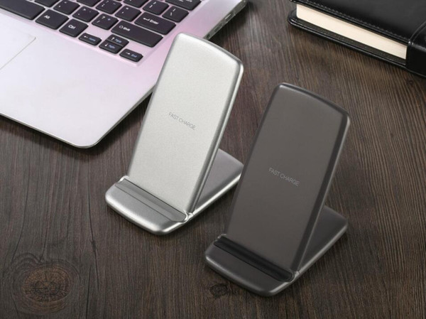 Newest Qi Wireless Charger for iphone receiver Fast Charging Standard Gray/Silver fast Quick Charge for Samsung s8 s7 s6 edge note5