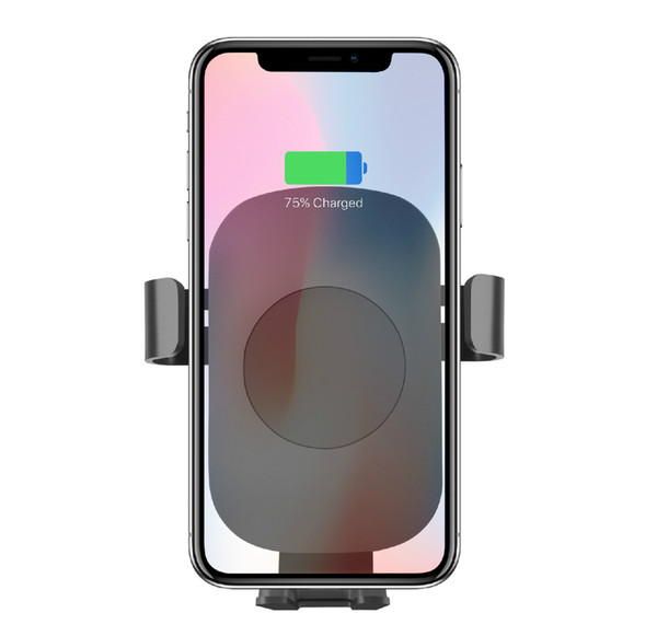 Fast Qi Wireless Charger For iPhone X 8 Plus Samsung S9 S8 Wireless Charging Charger with Phone Holder Stand