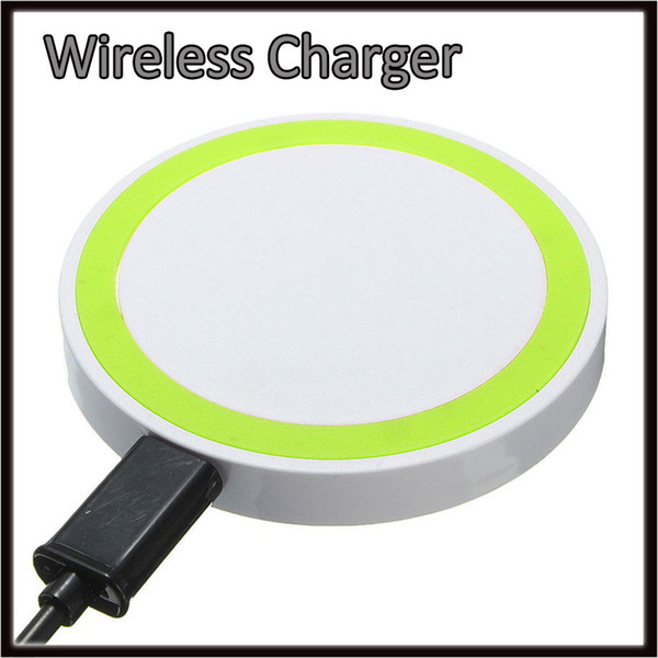 Universal Qi Wireless Charger For Samsung Note8 Galaxy s7 Edge s8 plus note8 iphone 8 X mobile pad with package without receiver