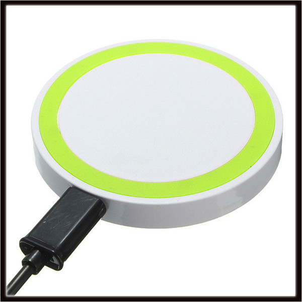 Colorful Qi Wireless Charger Transmitter 5V 1.5A Input for iPhone 7 8 Plus Samsung Galaxy S7 S8 with Retail Package