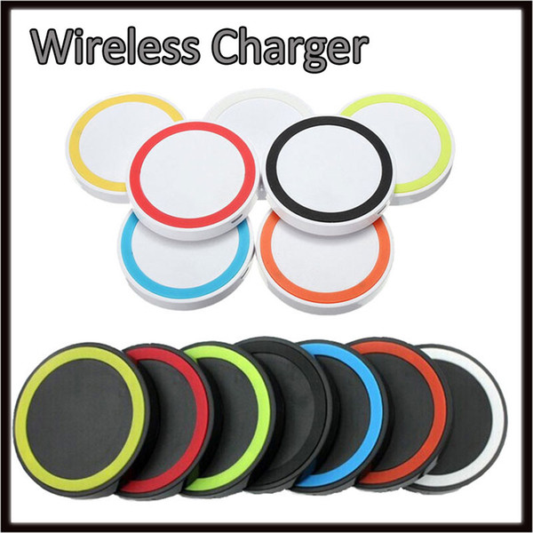 Top quality Qi Wireless Charger Pad Wireless Charging Cord 5V 1A For Samsung Note 8 iPhone 8 Plus Galaxy S8 with USB Cable