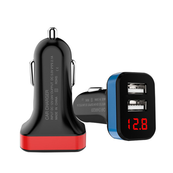 Car Charger Dual USB Ports LED Quick Charge Super Fast Car Charger For iPhone Cellphone Samsung Galaxy Note