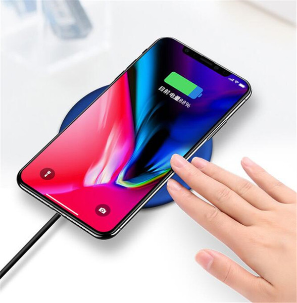 Qi Wireless Charger for iPhone x 8 8plus Slim Fast 5W USB Wireless Charging for Samsung S8 S9 Wireless Pad