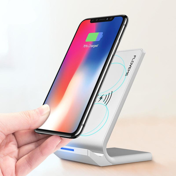 FLOVEME 10W Wireless Charger For iPhone 8 X Wireless Charging Dock For Samsung Galaxy S9 S8 Plus Note 8 S7 Edge USB Charger