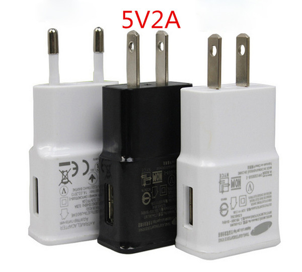 Adaptive Fast Charger 5V 2A USB Wall Charger Power Adapter For Samsung Galaxy Note 4 S6 S7 edge For iphone 5 6 7