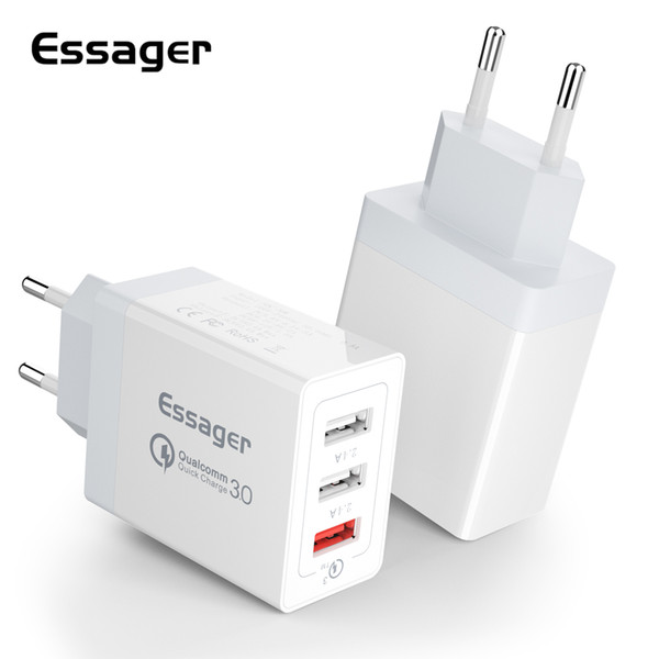 Essager Quick Charge 3.0 USB Charger 30W QC3.0 Fast Charging USB Wall Charger for iPhone Samsung Xiaomi