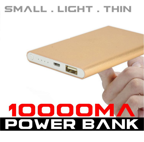 New Meta Case Ultra Thin Power Bank 10000mah Universal powerbank Portable Mobile Phone External Charging Battery Backup Pack Retail Package