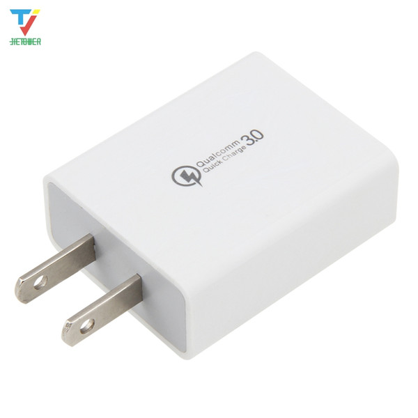 Quick Charge 3.0 Mobile Phone Charger Fast USB Charger US Plug Wall USB Charger Adapter for iPhone Samsung Tablet 100pcs/lot