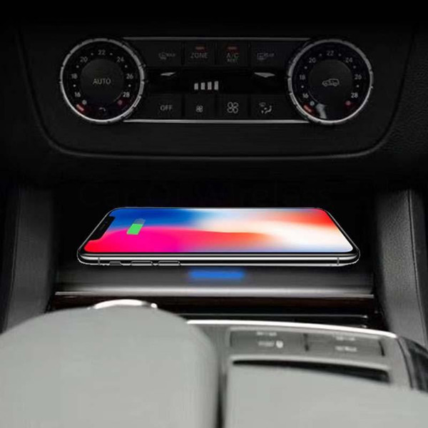 Free Shiping Manufacturer Provides Straightly Easy to install Center Console Modification QI Mercedes Benz GLE Wireless Charging