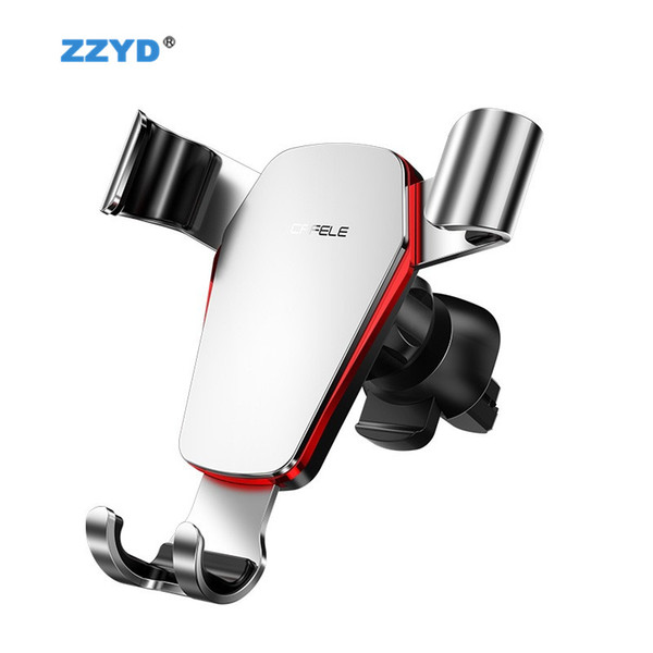 ZZYD CAFELE Car Air Outlet Gravity Induction Mobile Phone Holder Bracket For IP 11 pro max Samsung note 10 plus