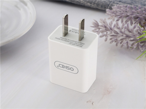 OSHID Dual Fast Travel Power Adapter Home Wall Charger Charging Plug for iPhone Samsung Huawei Moto Nokia Universal Charging Charger