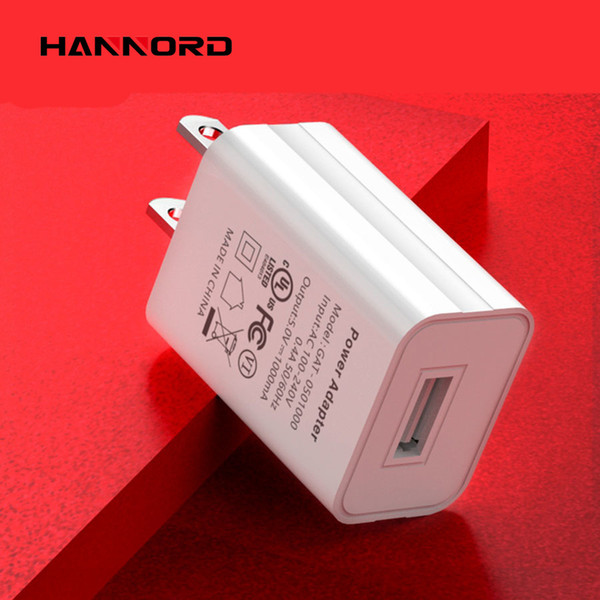 Hannord US Charger 5v1A UL Certified USB Charger High Quality American FCC Certified Smartphone Cell Phone USB Charger