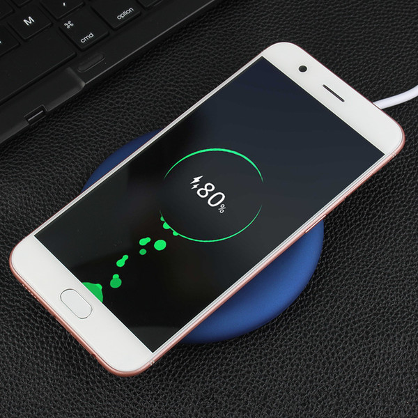 2018 High Quality Universal Qi Wireless Charger For Samsung Note8 Galaxy s7 Edge s8 plus note8 iphone 8 X mobile pad with package usb cable