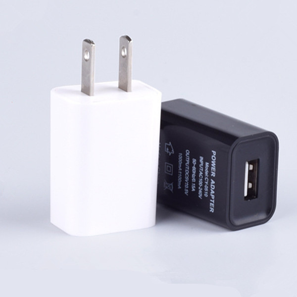 Power Adapter 5v 1a Android USB Phone Charger For US EU Cell Phone Chargers home traval usb wall charge adapter