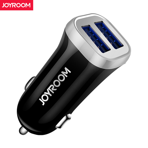 JOYROOM C-M216 Car charger with USB Cable 3.1A Double USB Cell Phone Charger For Iphone X Samsung S9