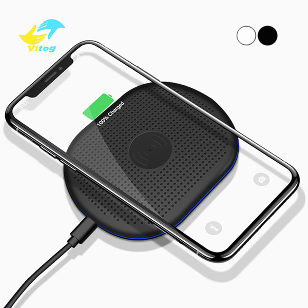 Qi Wireless Charger for iPhone X XR XS Max 8 Plus USB Charging pad for Samsung S9 Note9 S10 Phone wirless charger