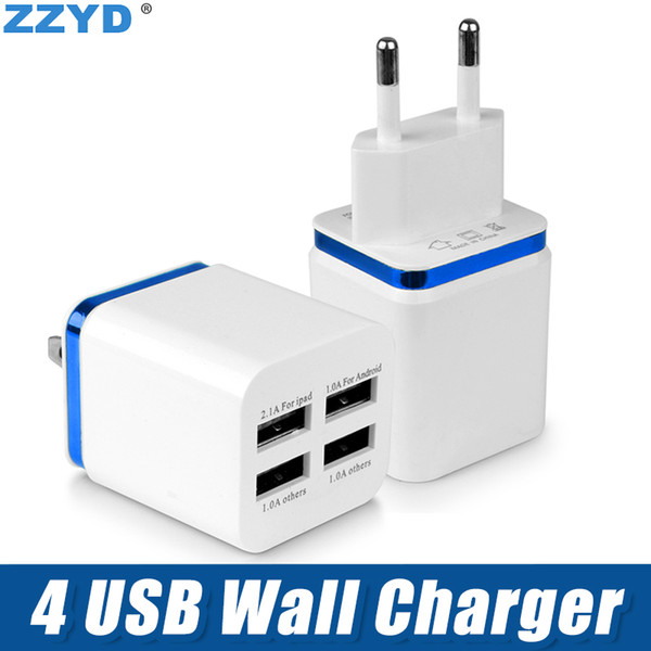 ZZYD Portable Charger 4U Universal Charger for iPhone X Xs 7 8 Plus Samsung Galaxy note 9