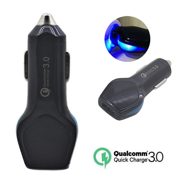 Quick Charge QC 3.0 Fast USB Car Mobile Phone Auto Charger with LED for Xiaomi mi6/mi 6/5/mi5/mi5s Smartphone