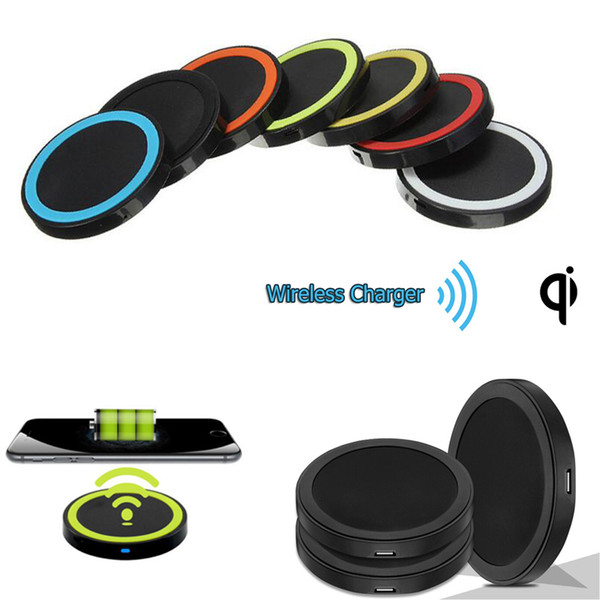 Mini Qi Wireless Charger Pad Power USB Charging For iPhone 8 X 7 7Plus For Samsung Galaxy S6 S7 Edge Note 3 4