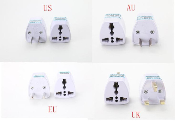 Travel universal wall charger power adapter for US UK EU AU plug Surge Universal 3 Pin AC Power Plug Adaptor Connector