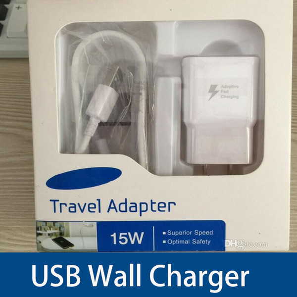 Top quality 2A/5v 1.67A/9v usb wall charger fast charger +1.5M Micro adapter Cable set with Box for Android phone