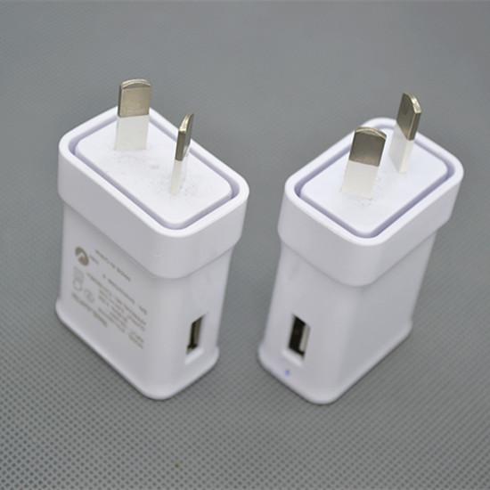 5V 2A Australia AU Plug USB Fast Charger AC Power wall Home Charger For Galaxy S9 S8 Note8 N7100 Google NO Package