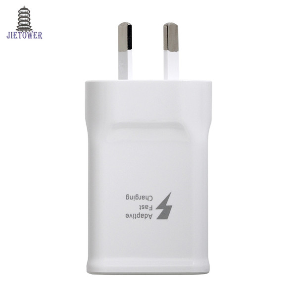 note4 Adaptive Fast charging 9V-1.67A 5V 2A AU Plug Wall Travel Charger for Samsung Galaxy Note 4 5 S8 S7 S6 edge