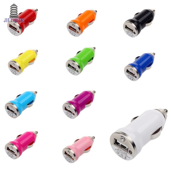 Universal Mini 5V 1A USB The bullet Car Charger for iPhone 3G 3GS 4 4S 5 5s Samsung iPod Cell Mobile Phone Charger Adapter 300pcs/lot