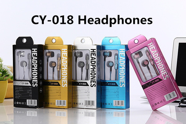 2018 New cy-018 electroplating Cable control Volume adjustment Tuning General Bass. In-ear. Headphone headset