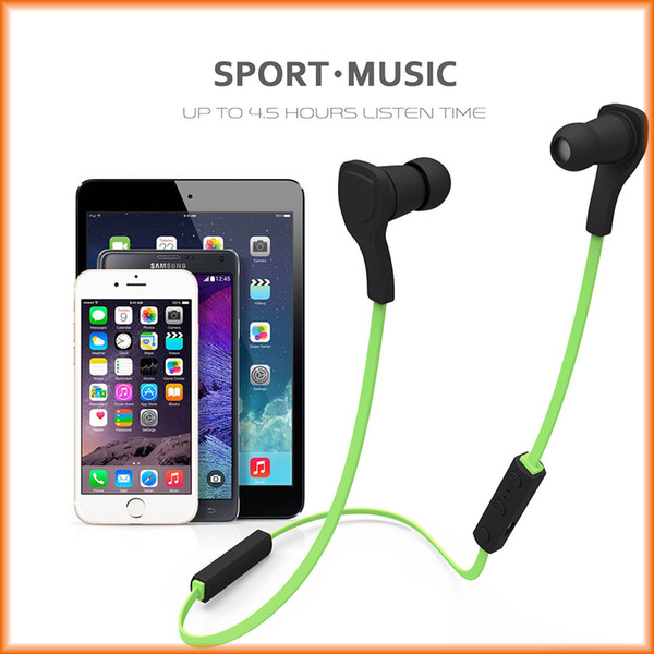 BT-H06 Bluetooth 4.1 Earphone Outdoor Sports Headphone Music Headset Hanging Ears Double Stereo with Retail Package Free Shipping