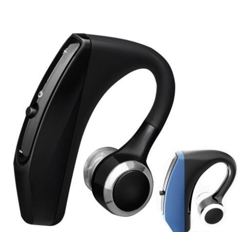 V12 Business Bluetooth Headset Wireless Handsfree Office Bluetooth Earphones Headphones with Mic Voice Control Noise Cancelling