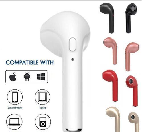 Mini Wireless Bluetooth 4.1 Earphones Earbuds I7 Earphone Headset With Microphone For Apple Android Phone