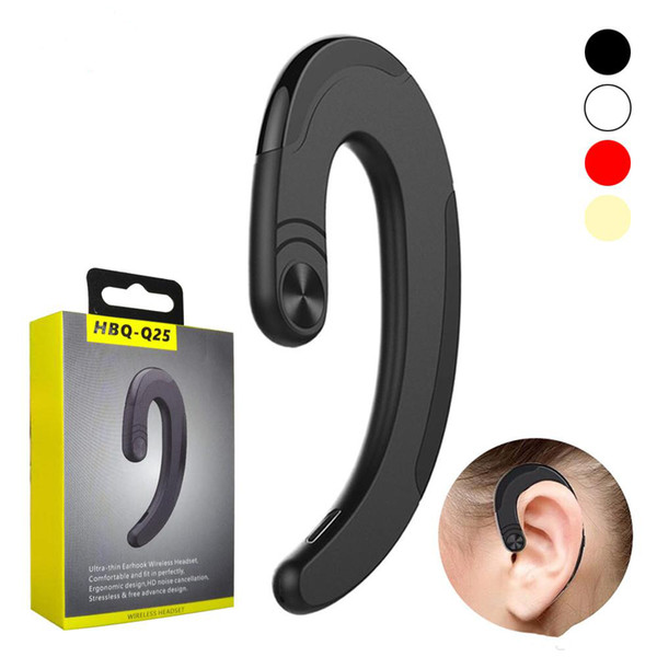 Original HBQ-Q25 Cordless Wireless Bluetooth Headphones Earphones Waterproof Bluetooth Earbuds Sports Headset Bone Conduction Earphone