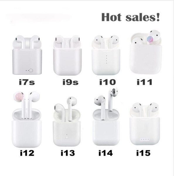 i10 tws Bluetooth i7s tws Earphone i9s Wireless earphone i11 tws Earbuds i13 i14 i15 headset with charge box for iphone