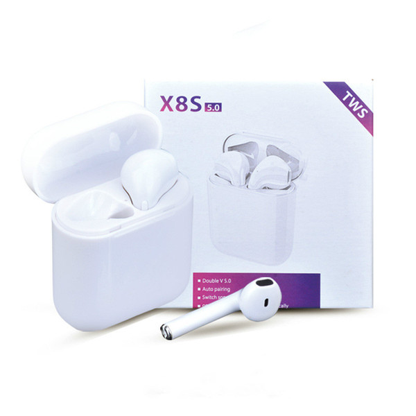 X8S Mini T
19b10
WS Bluetooth 5.0 Earbuds Wireless Sport Stereo Earphones With Charging Box Mic For Android IOS Phone