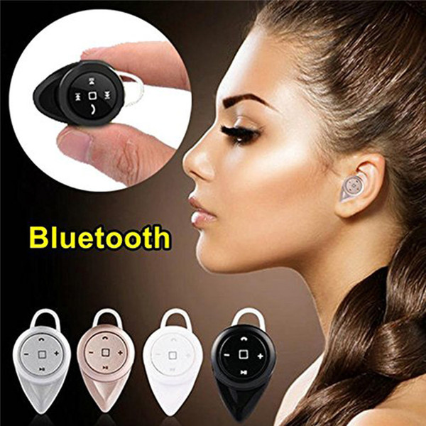 Mini A9 Bluetooth v4.0 Headset Super Small Snail Wireless Earphone Headphone Multi-point Music For iPhone Samsung HTC