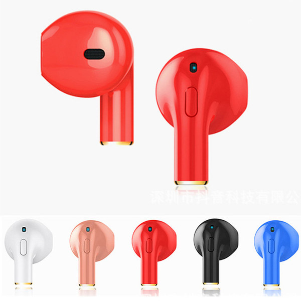 I8 Mini Bluetooth Earbud Single Wireless Invisible Headphone Headset Stereo Blurtooth Earphone i8 phone Headphones With Retail Package DHL