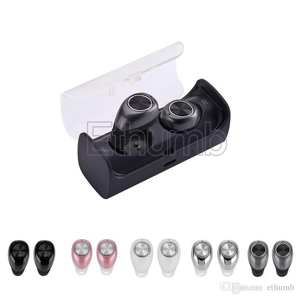 Twins earbuds TWS 10 Mini Twins True wireless stereo bluetooth earphones CSR 4.2 Handsfree headset TWS bluetooth earbuds with charging box