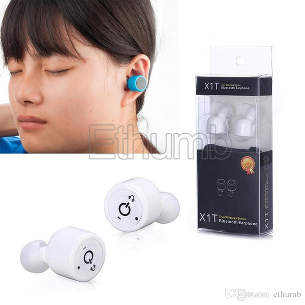 Wireless earbuds Twins earphone X1T in ear Mini true bluetooth headset Stereo sport earphone bluetooth for iphone samsung xiaomi smartphone