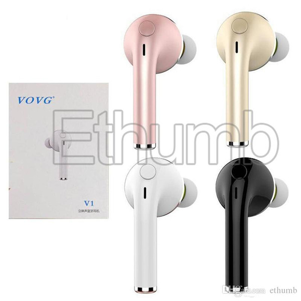 Bluetooth Earphone V1 CSR4.1 Mini Wireless stereo headset Handsfree Car Driver headphones Stealth earphones Earbuds With Mic New arrival