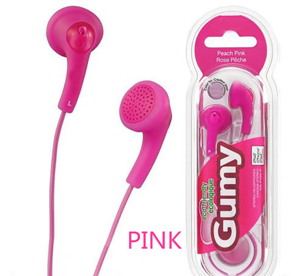 HIGH quality Gumy HA F150 Earphones Gummy Earphone Cell Phone Earphones Headphone Earbuds 3.5mm Without Mic & Remote by dhl