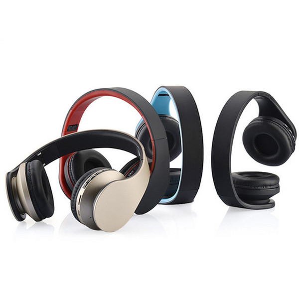 low price 4 IN 1 Bluetooth Headset High Quality Wireless Headphones Transmission Music Earphone with Mic Black Studio Headphones LH-811