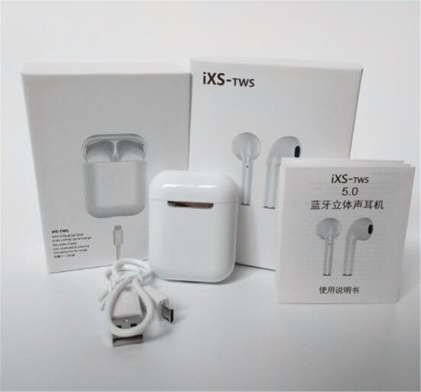 2019 Hot IXS TWS vs i10 Wireless Bluetooth Earbuds 5.0 Stereo Headset With Charger Dock Ear buds For iOS Android