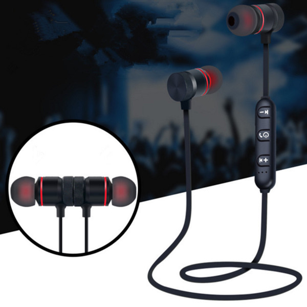 M9 Magnet Metal Sports Bluetooth Headset Bluetooth 4.2 Stereo Waterproof Sweat-proof Running GYM Sport Earphone with mic