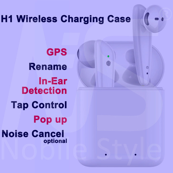 H1 chip Wireless Charging AP2 AP3 [Noise Cancel optional] Air Bluetooth Earphones Headphones Auto Pairing Pop UP PK Pods i19 i12 i100 i7 TWS