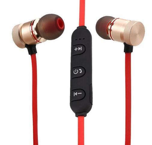 M9 Magnet Metal Sports Bluetooth Headset Bluetooth 4.2 Stereo Waterproof Sweat-proof Running GYM Sport Earphone with mic