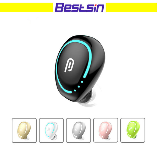 Bestsin I8 Mini Bluetooth Wirless Headphone Single Ear V4.1 Stereo In Ear Earphone For Mobile Phone